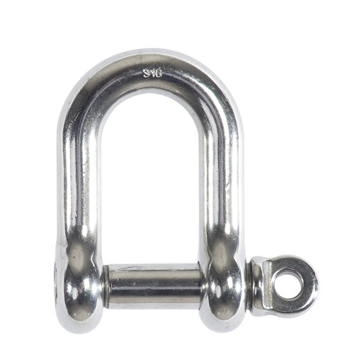 SHACKLE D STAINLESS 316 M 4  